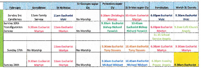 Service Times Feb17